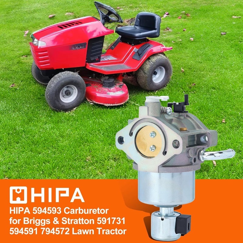 Hipa 594593 Carburetor for 591731 796109 17.5HP 14.5HP 15HP Engine Craftsman LT1000 Carburetor Toro 71286 71427 71428 71429 74301 Lawn Tractor - Image 2